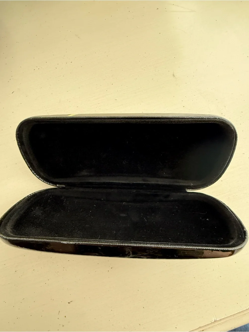 Martini Pattern Eyeglass Case - Black with Green & Yellow Accents